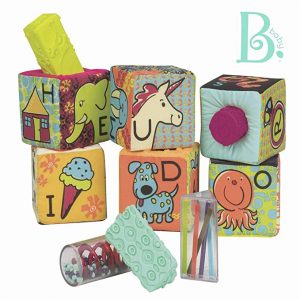 B. toys – aBc Block Party Baby Blocks