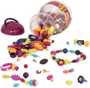  B. Toys - (500-Pcs) Pop Snap Bead Jewelry - DIY Jewelry Kit for 5 year Kids