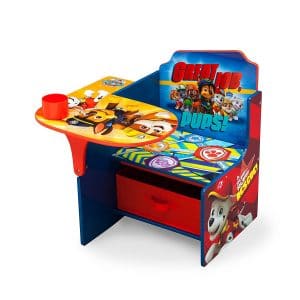 Delta Children Chair Desk with Storage Bin - Ideal for Arts & Crafts, Snack Time, Homeschooling, Homework & More, Nick Jr. PAW Patrol