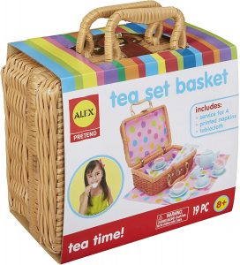  Roll over image to zoom in ALEX Toys Pretend & Play, Tea Set Basket