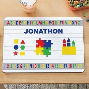 ABC 123 Kids Placemat