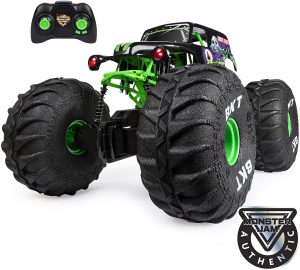  Monster Jam, Official Mega Grave Digger All-Terrain Remote Control Monster Truck with Lights