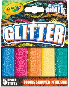 Glitter Sidewalk Chalk