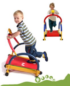 HWOEK Boy Girl Birthday Gifts, Manual Treadmill for Child Boy Girl Easy Assembly for 5-10 Years Old Kids