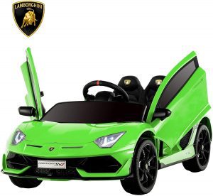 Uenjoy 12V Kids Electric Ride On Car Lamborghini Aventador in 2023